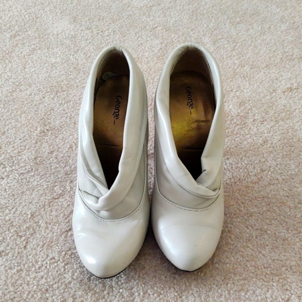 Cream booties